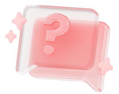 ICare Plus FAQ section icon featuring a red chat bubble with a question mark, representing customer queries and support information.